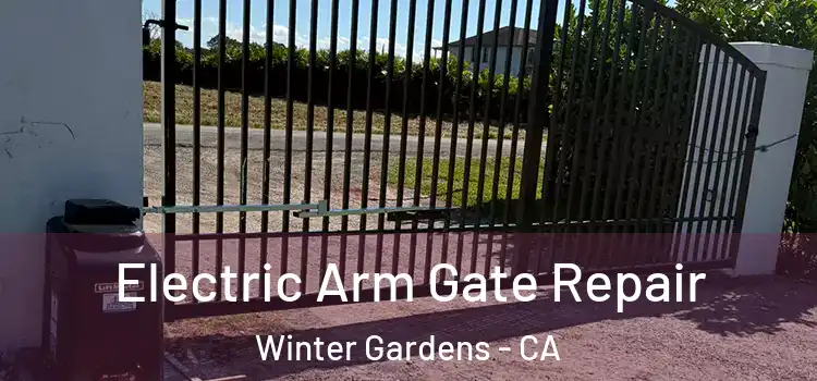  Electric Arm Gate Repair Winter Gardens - CA