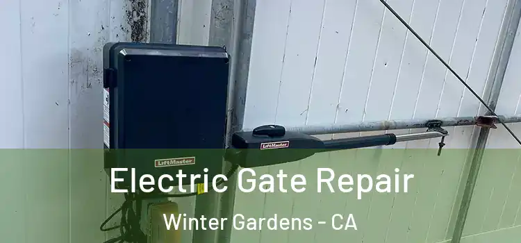 Electric Gate Repair Winter Gardens - CA