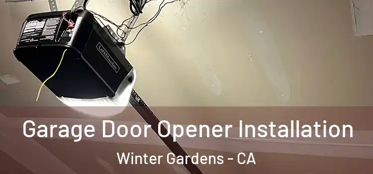 Garage Door Opener Installation Winter Gardens - CA