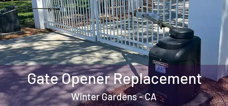 Gate Opener Replacement Winter Gardens - CA