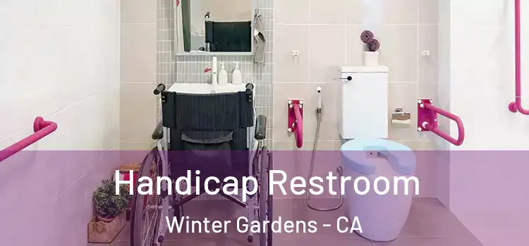  Handicap Restroom Winter Gardens - CA